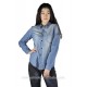 Spring/Autumn fashion women Denim Shirts